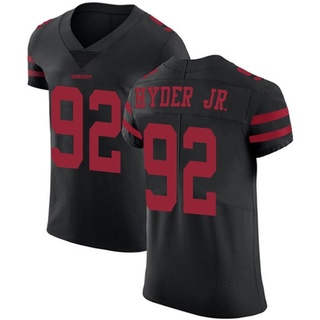 Elite Kerry Hyder Jr. Men's San Francisco 49ers Alternate Vapor Untouchable Jersey - Black