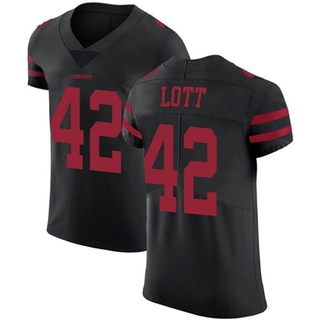 Elite Ronnie Lott Men's San Francisco 49ers Alternate Vapor Untouchable Jersey - Black