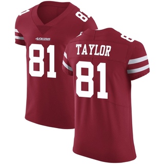 Elite Trent Taylor Men's San Francisco 49ers Team Color Vapor Untouchable Jersey - Red