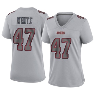 Game DaShaun White Women's San Francisco 49ers Atmosphere Fashion Jersey - Gray