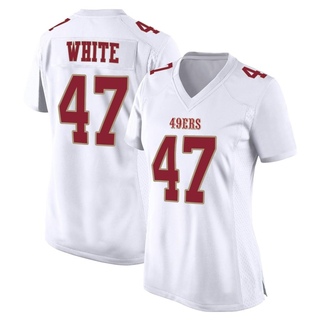Game DaShaun White Women's San Francisco 49ers Fashion Jersey - White