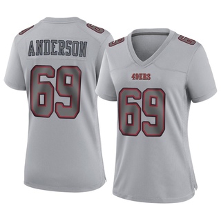 Game Evan Anderson Women's San Francisco 49ers Atmosphere Fashion Jersey - Gray