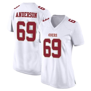 Game Evan Anderson Women's San Francisco 49ers Fashion Jersey - White