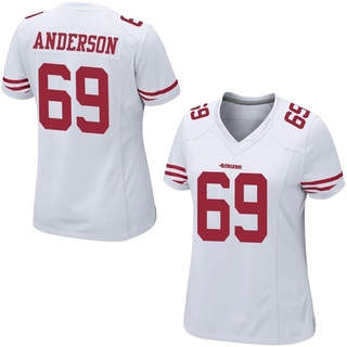 Game Evan Anderson Women's San Francisco 49ers Jersey - White