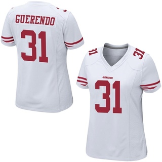 Game Isaac Guerendo Women's San Francisco 49ers Jersey - White