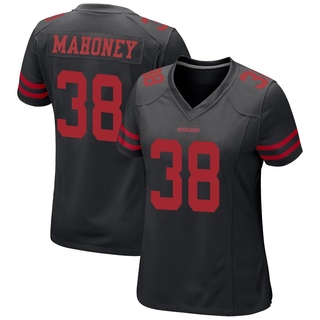Game Jaylen Mahoney Women's San Francisco 49ers Alternate Jersey - Black