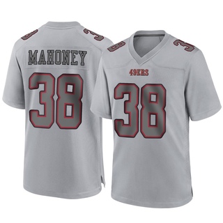 Game Jaylen Mahoney Youth San Francisco 49ers Atmosphere Fashion Jersey - Gray