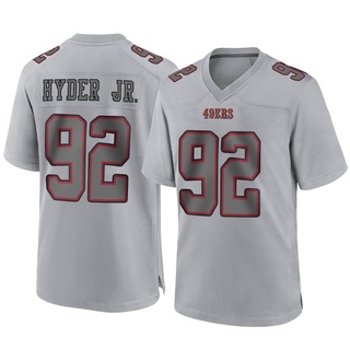 Game Kerry Hyder Jr. Youth San Francisco 49ers Atmosphere Fashion Jersey - Gray