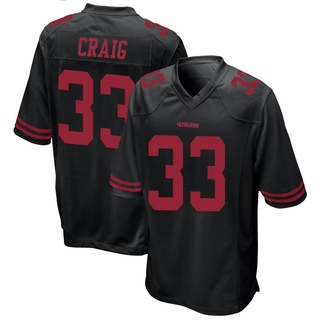 Game Roger Craig Men's San Francisco 49ers Alternate Jersey - Black