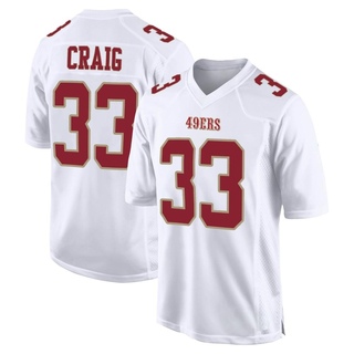 Game Roger Craig Men's San Francisco 49ers Fashion Jersey - White