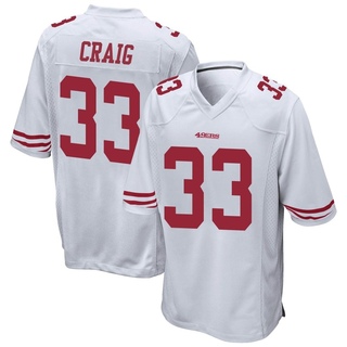 Game Roger Craig Men's San Francisco 49ers Jersey - White