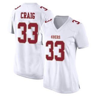 Game Roger Craig Women's San Francisco 49ers Fashion Jersey - White