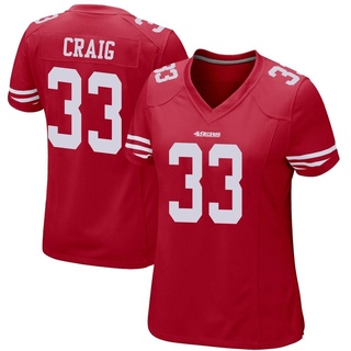 Game Roger Craig Women's San Francisco 49ers Team Color Jersey - Red