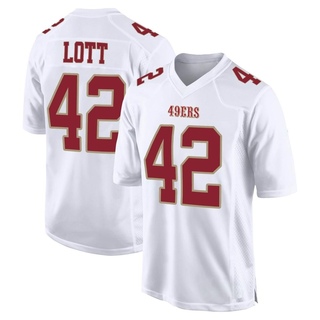 Game Ronnie Lott Men's San Francisco 49ers Fashion Jersey - White