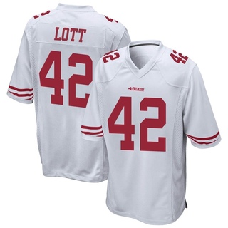 Game Ronnie Lott Men's San Francisco 49ers Jersey - White