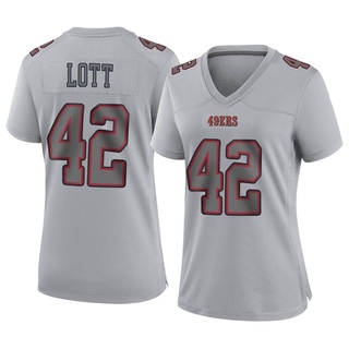 Game Ronnie Lott Women's San Francisco 49ers Atmosphere Fashion Jersey - Gray