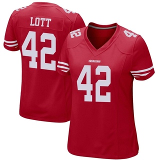 Game Ronnie Lott Women's San Francisco 49ers Team Color Jersey - Red