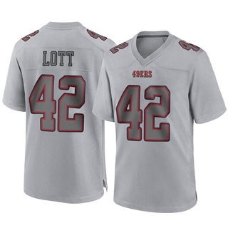 Game Ronnie Lott Youth San Francisco 49ers Atmosphere Fashion Jersey - Gray