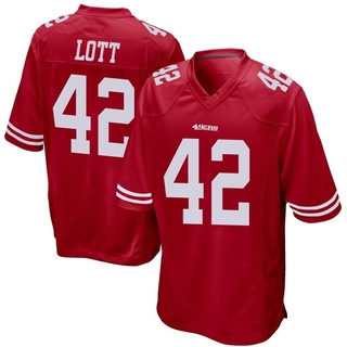 Game Ronnie Lott Youth San Francisco 49ers Team Color Jersey - Red