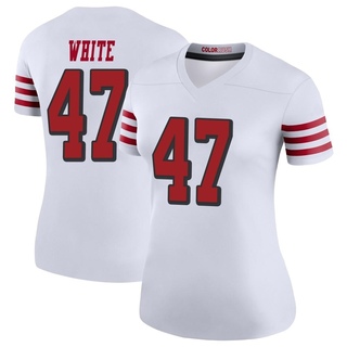 Legend DaShaun White Women's San Francisco 49ers Color Rush Jersey - White