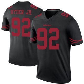 Legend Kerry Hyder Jr. Men's San Francisco 49ers Color Rush Jersey - Black