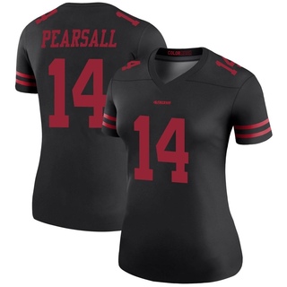 Legend Ricky Pearsall Women's San Francisco 49ers Color Rush Jersey - Black