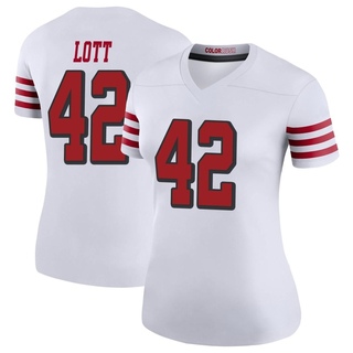 Legend Ronnie Lott Women's San Francisco 49ers Color Rush Jersey - White