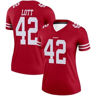 Legend Ronnie Lott Women's San Francisco 49ers Jersey - Scarlet