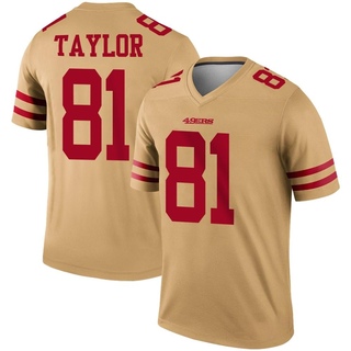 Legend Trent Taylor Men's San Francisco 49ers Inverted Jersey - Gold