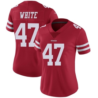 Limited DaShaun White Women's San Francisco 49ers Team Color Vapor Untouchable Jersey - Red