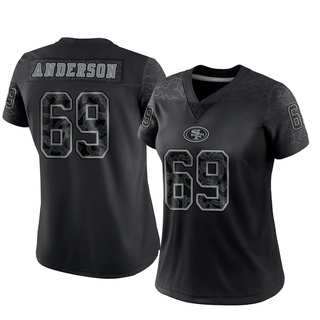 Limited Evan Anderson Women's San Francisco 49ers Reflective Jersey - Black