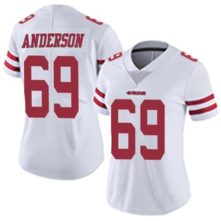 Limited Evan Anderson Women's San Francisco 49ers Vapor Untouchable Jersey - White