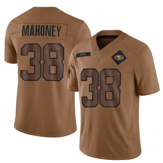 Limited Jaylen Mahoney Men's San Francisco 49ers 2023 Salute To Service Jersey - Brown