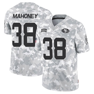 Limited Jaylen Mahoney Men's San Francisco 49ers 2024 Salute to Service Jersey - Arctic Camo