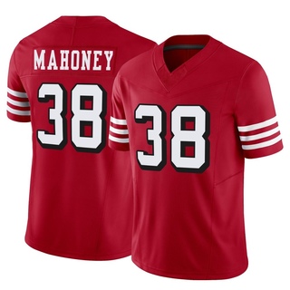 Limited Jaylen Mahoney Men's San Francisco 49ers Alternate Vapor F.U.S.E. Jersey - Scarlet