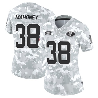 Limited Jaylen Mahoney Women's San Francisco 49ers Francisco 2024 Salute to Service Jersey - Arctic Camo