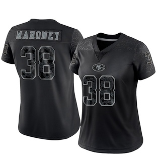 Limited Jaylen Mahoney Women's San Francisco 49ers Reflective Jersey - Black