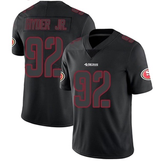 Limited Kerry Hyder Jr. Men's San Francisco 49ers Jersey - Black Impact