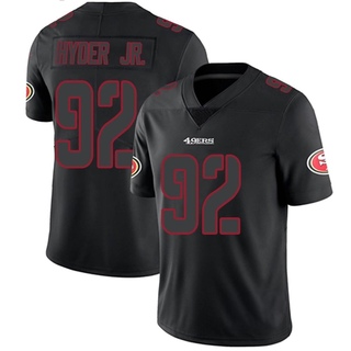 Limited Kerry Hyder Jr. Youth San Francisco 49ers Jersey - Black Impact