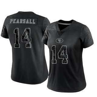 Limited Ricky Pearsall Women's San Francisco 49ers Reflective Jersey - Black