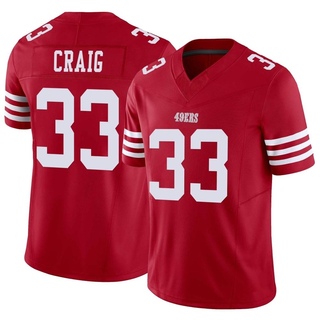 Limited Roger Craig Men's San Francisco 49ers Vapor F.U.S.E. Jersey - Scarlet