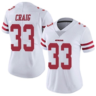 Limited Roger Craig Women's San Francisco 49ers Vapor Untouchable Jersey - White