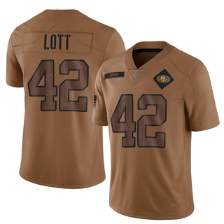 Limited Ronnie Lott Men's San Francisco 49ers 2023 Salute To Service Jersey - Brown