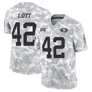 Limited Ronnie Lott Men's San Francisco 49ers 2024 Salute to Service Jersey - Arctic Camo