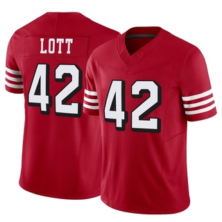 Limited Ronnie Lott Men's San Francisco 49ers Alternate Vapor F.U.S.E. Jersey - Scarlet