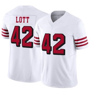 Limited Ronnie Lott Men's San Francisco 49ers Alternate Vapor F.U.S.E. Jersey - White