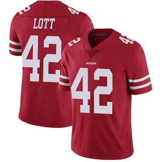 Limited Ronnie Lott Men's San Francisco 49ers Team Color Vapor Untouchable Jersey - Red