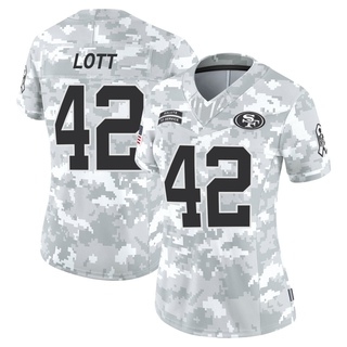 Limited Ronnie Lott Women's San Francisco 49ers Francisco 2024 Salute to Service Jersey - Arctic Camo