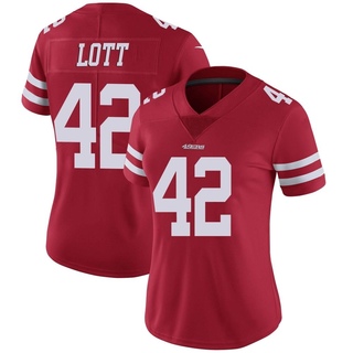 Limited Ronnie Lott Women's San Francisco 49ers Team Color Vapor Untouchable Jersey - Red