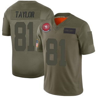 Limited Trent Taylor Men's San Francisco 49ers 2019 Salute to Service Jersey - Camo